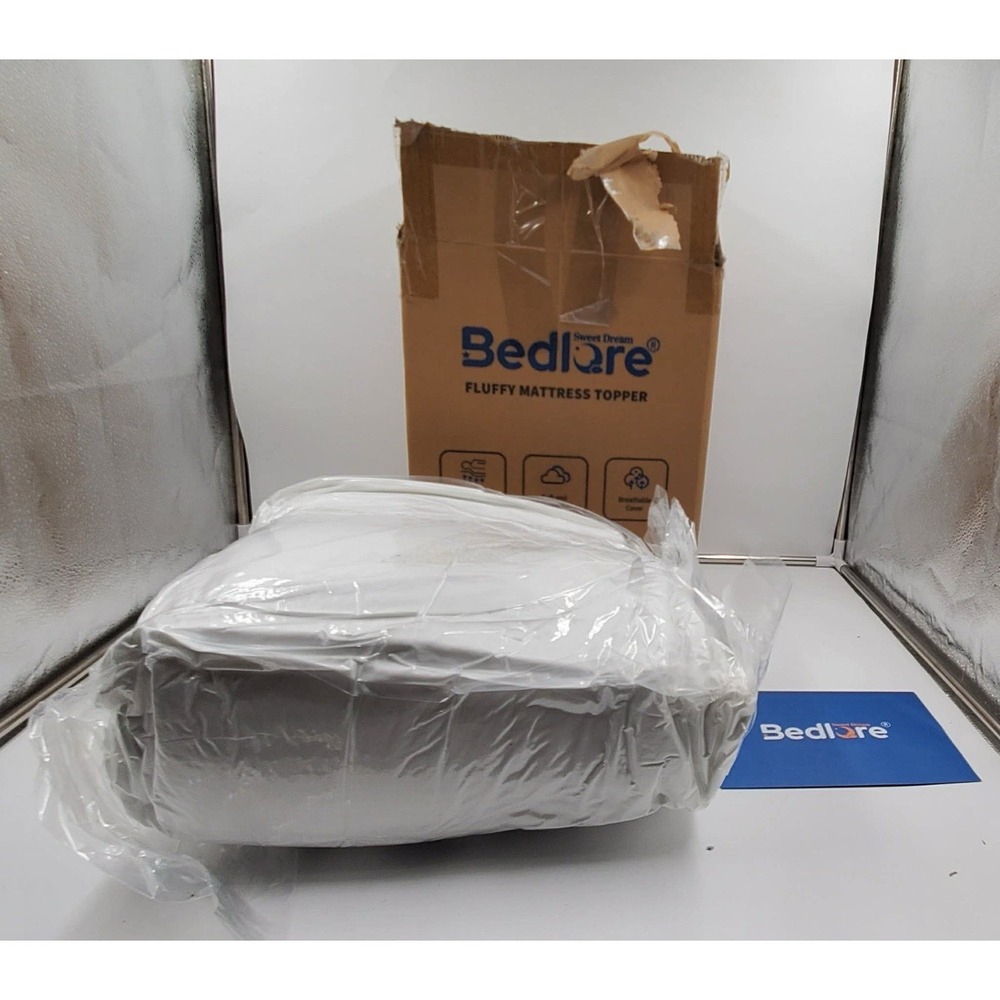 Bedlore King Mattress Topper Thick Pillow Top Pad For Back Pain Relief